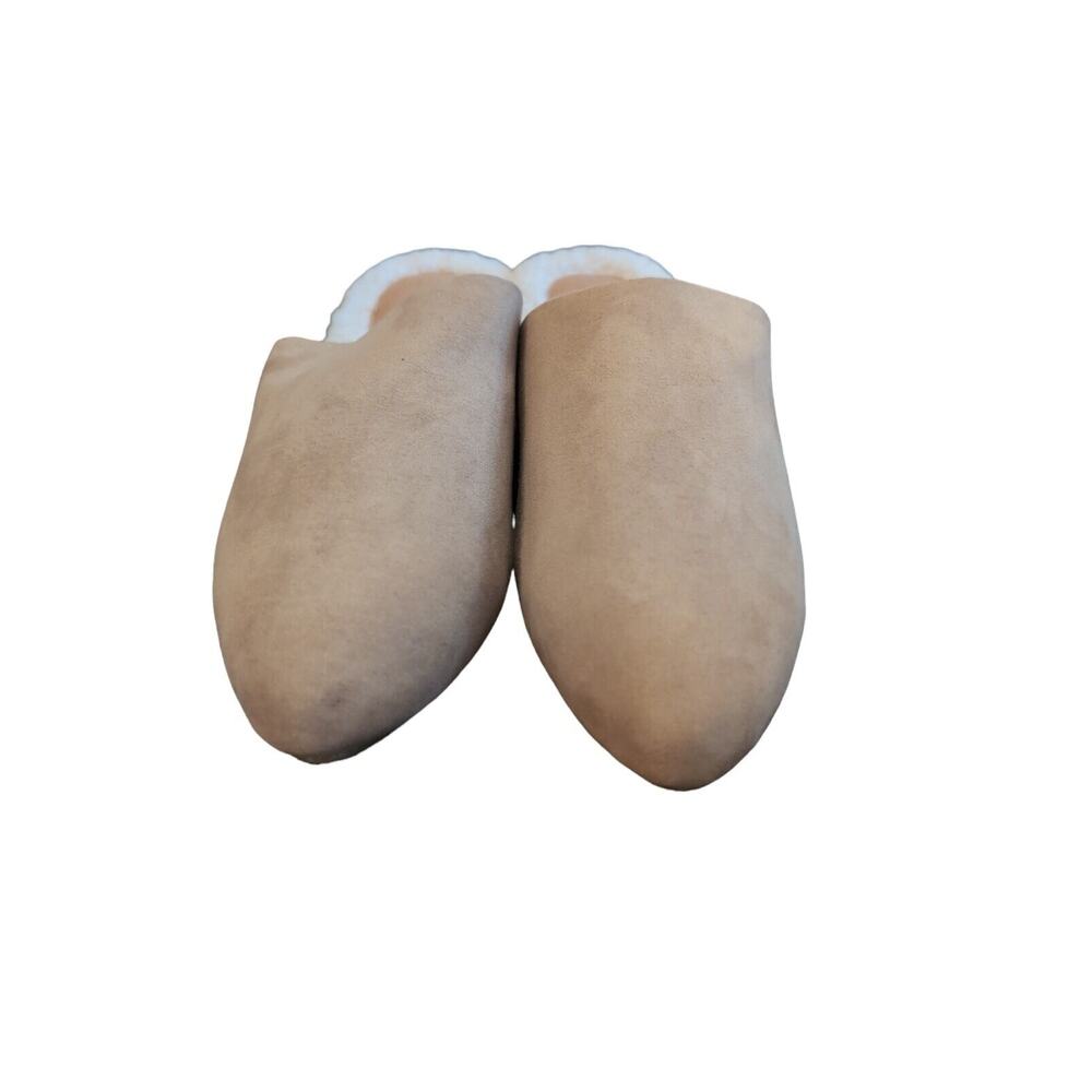 NWT Universal Threads Women's Bev With Fur Mules Slippers Slip On Size 12
